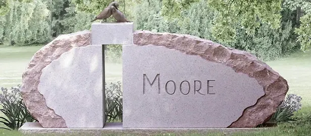 Gravestone with the surname