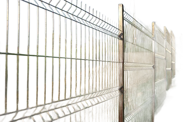 Long Metal Fence Receding Into the Distance Against a Bright White Background — Fencing Around in Garbutt, QLD