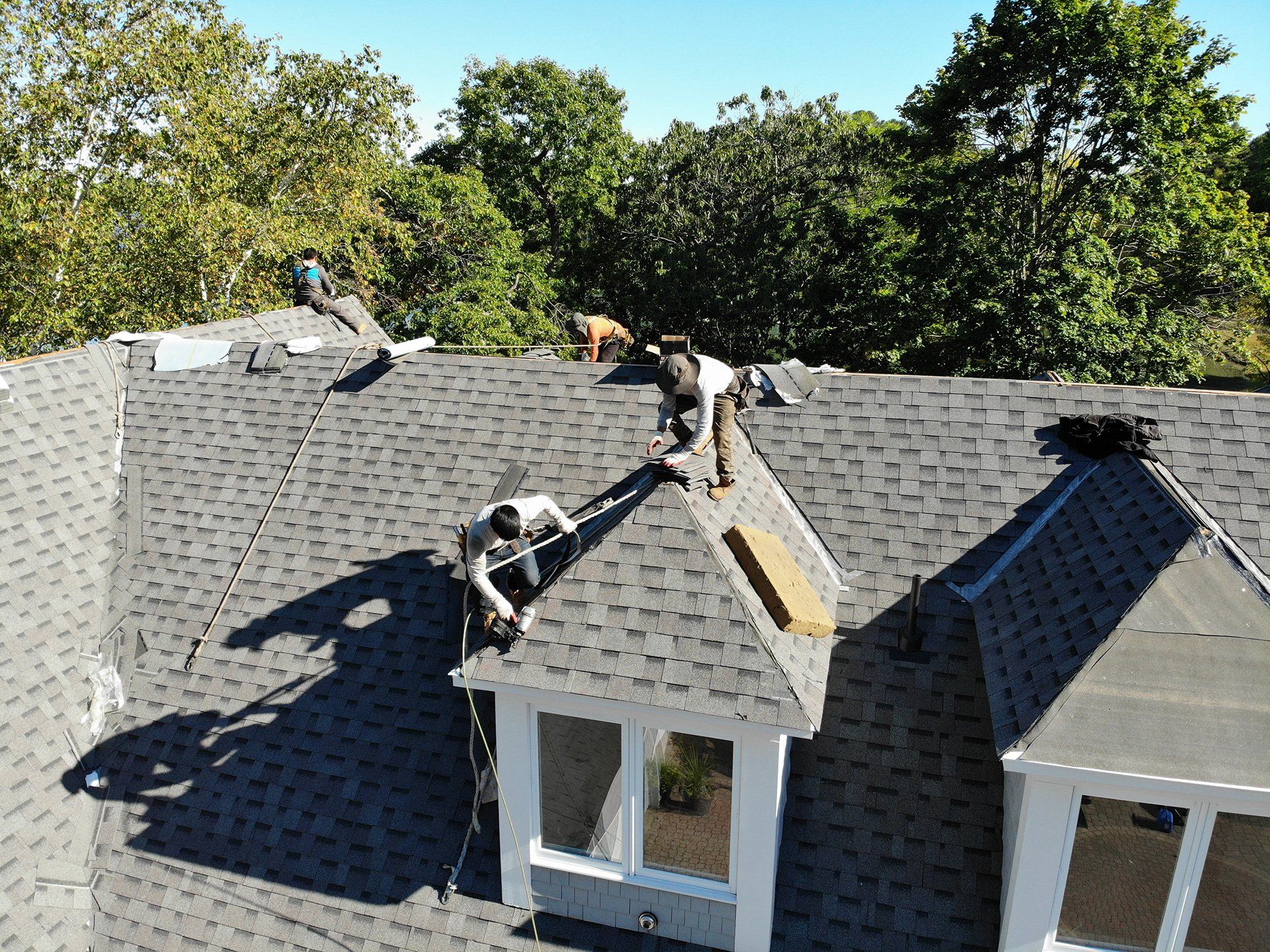 Asphalt Roof In Progress