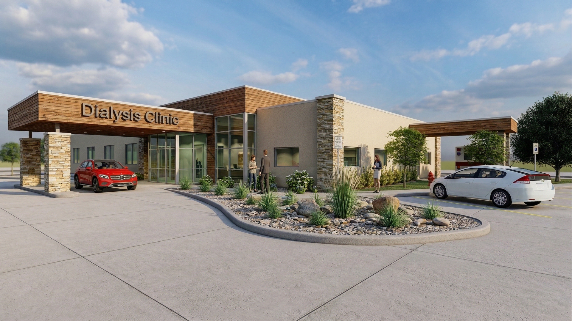 La salle dialisys clinic designed by Rheinlander architects