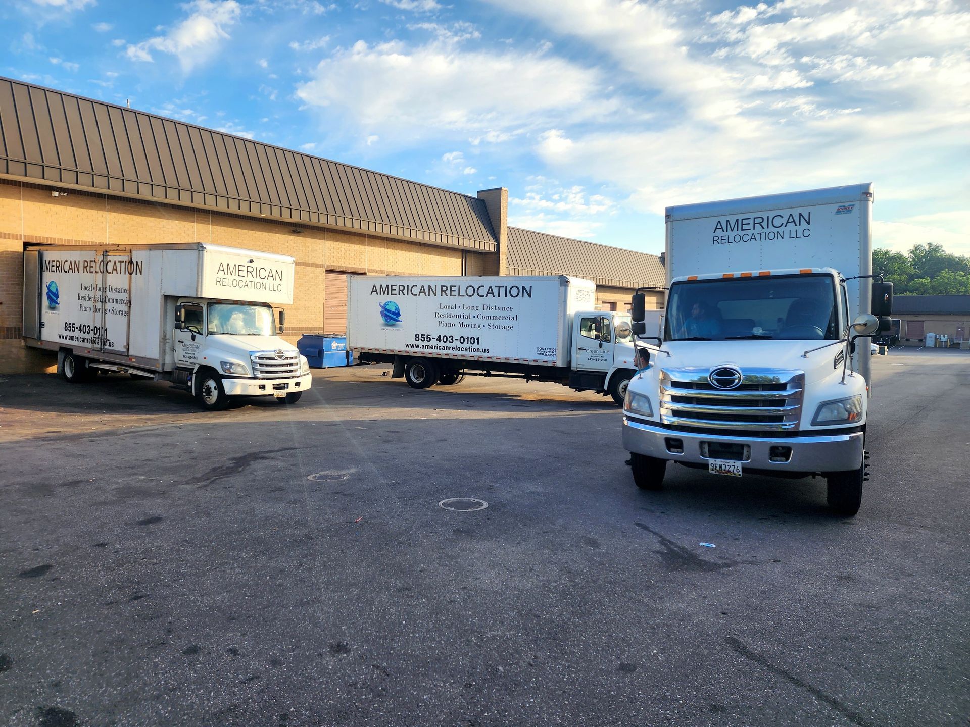 White semi-truck with