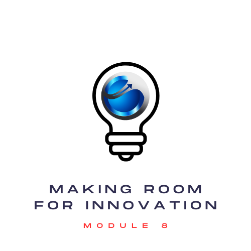 CLIMB Cultures logo 8 - Making Room for Innovation - Light bulb image with CLIMB logo imposed over element