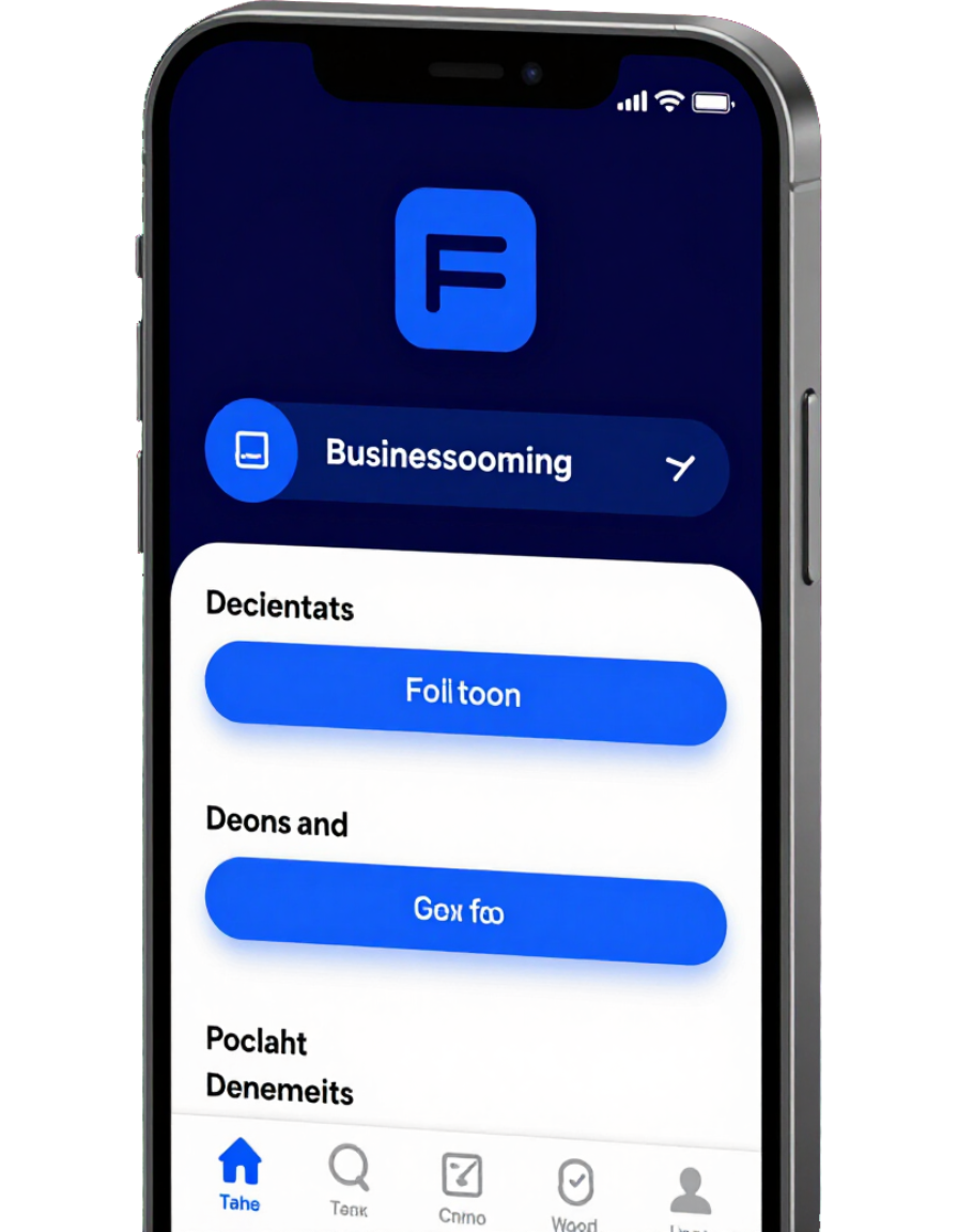 Branded booking and offers app screen on a smartphone