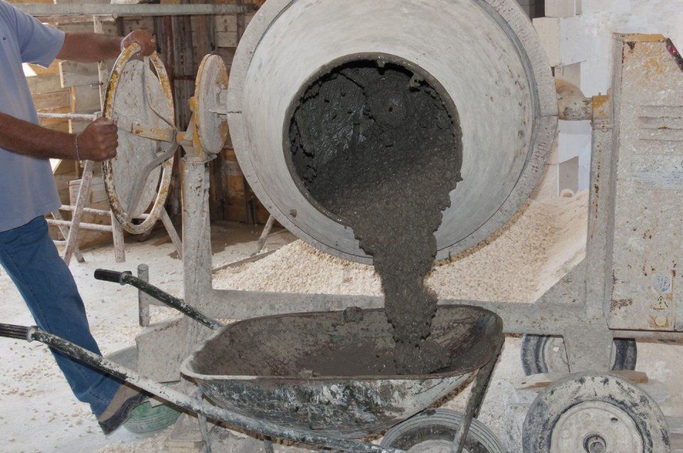 Produzione e posa in opera di calcestruzzo