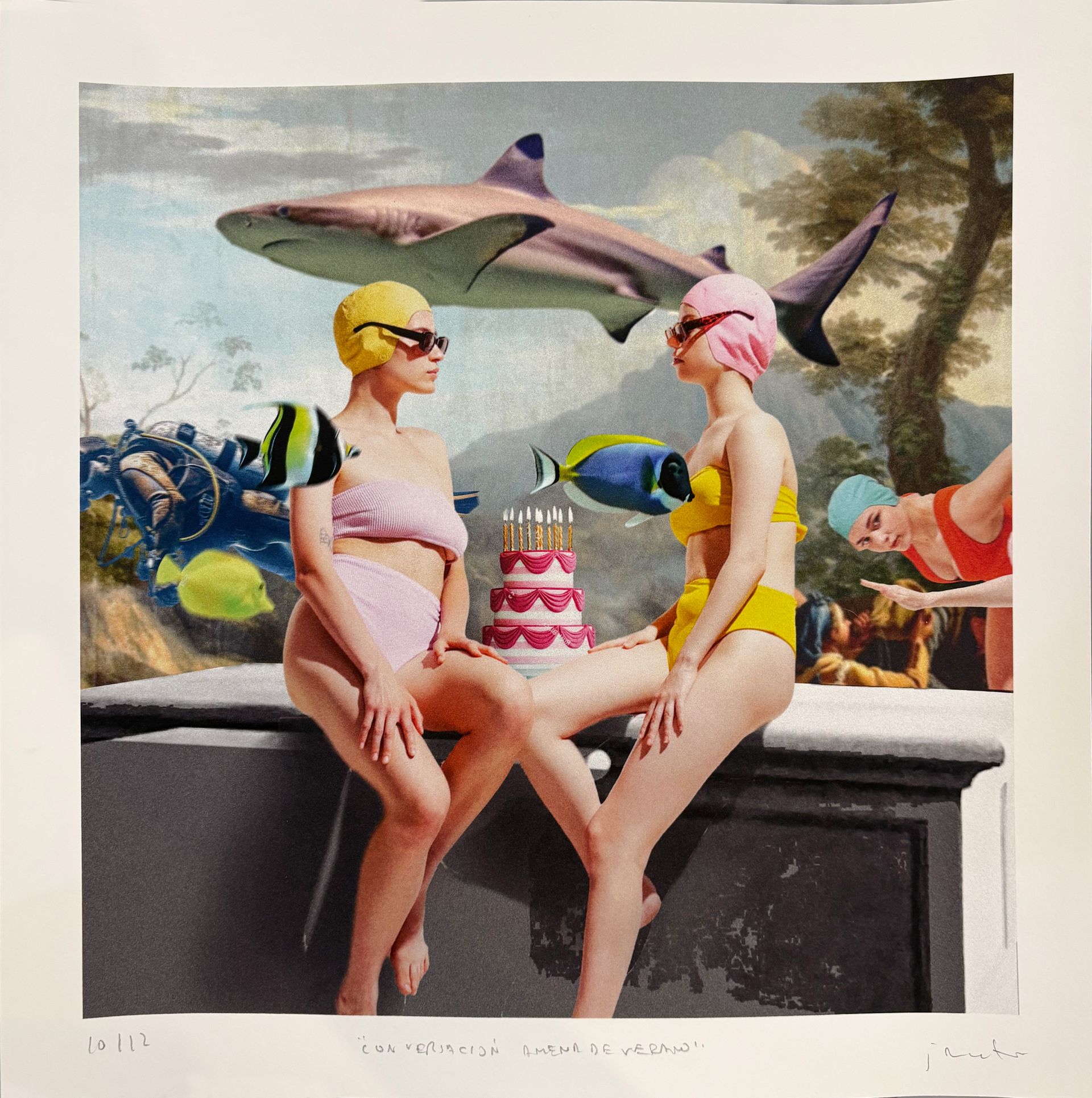 Gicleé 'Conversación amena de verano' - Mateo Cabrera
