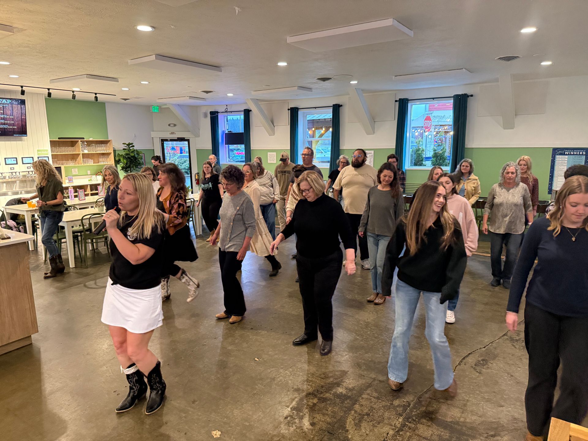 Line dancing
