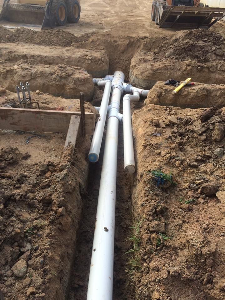 Pipes in Trenches for Construction — Langley Plumbing in Mareeba, QLD