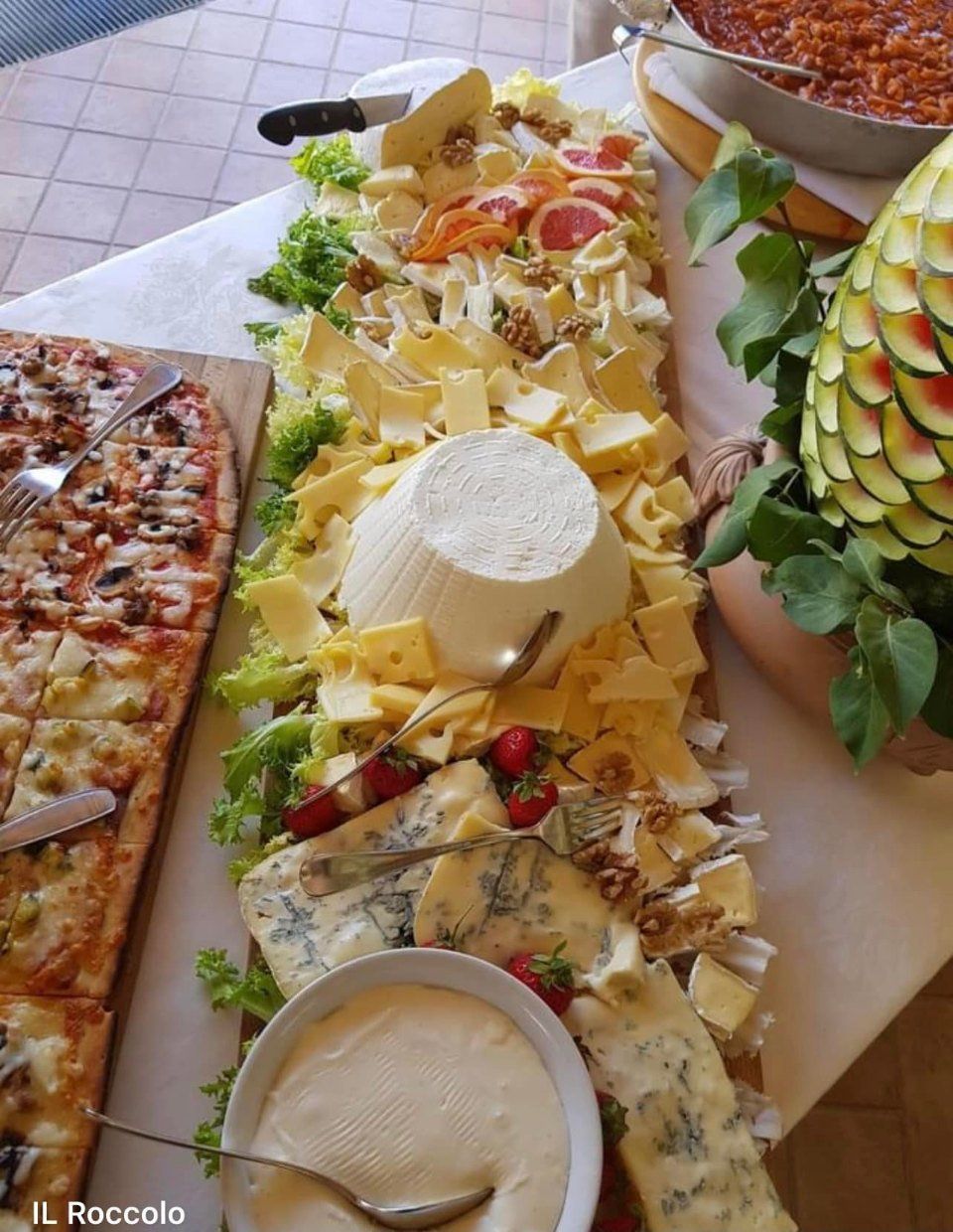 buffet di formaggi