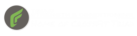 Logo with a green abstract shape inside a gray oval and white text.
