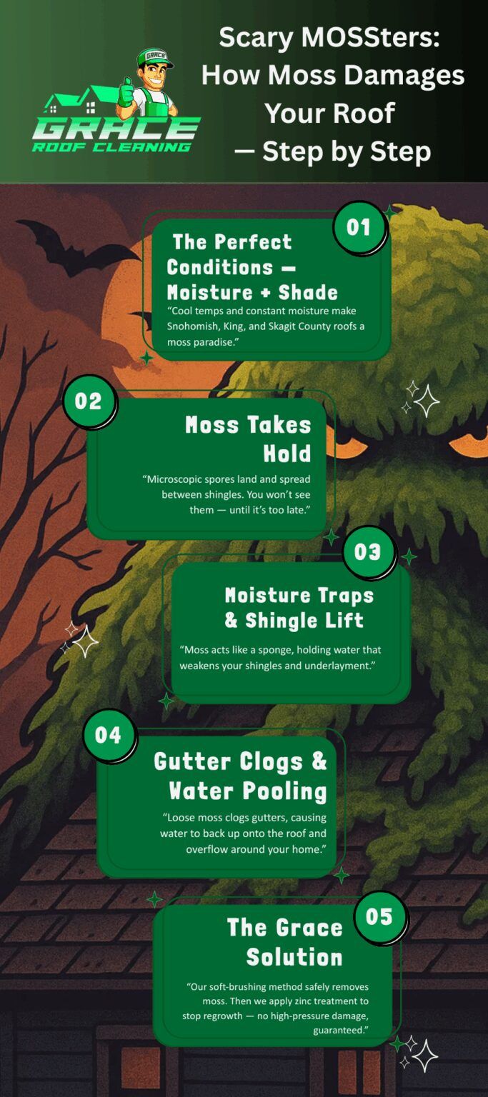 Infographic titled “Scary Mosquitoes” with green forest background and four numbered safety steps. Infographic titled “Scary Mosquitoes” with green forest background and four numbered safety steps.