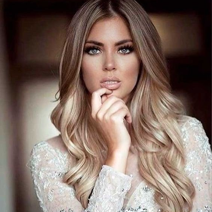 Hairdresser working with clients