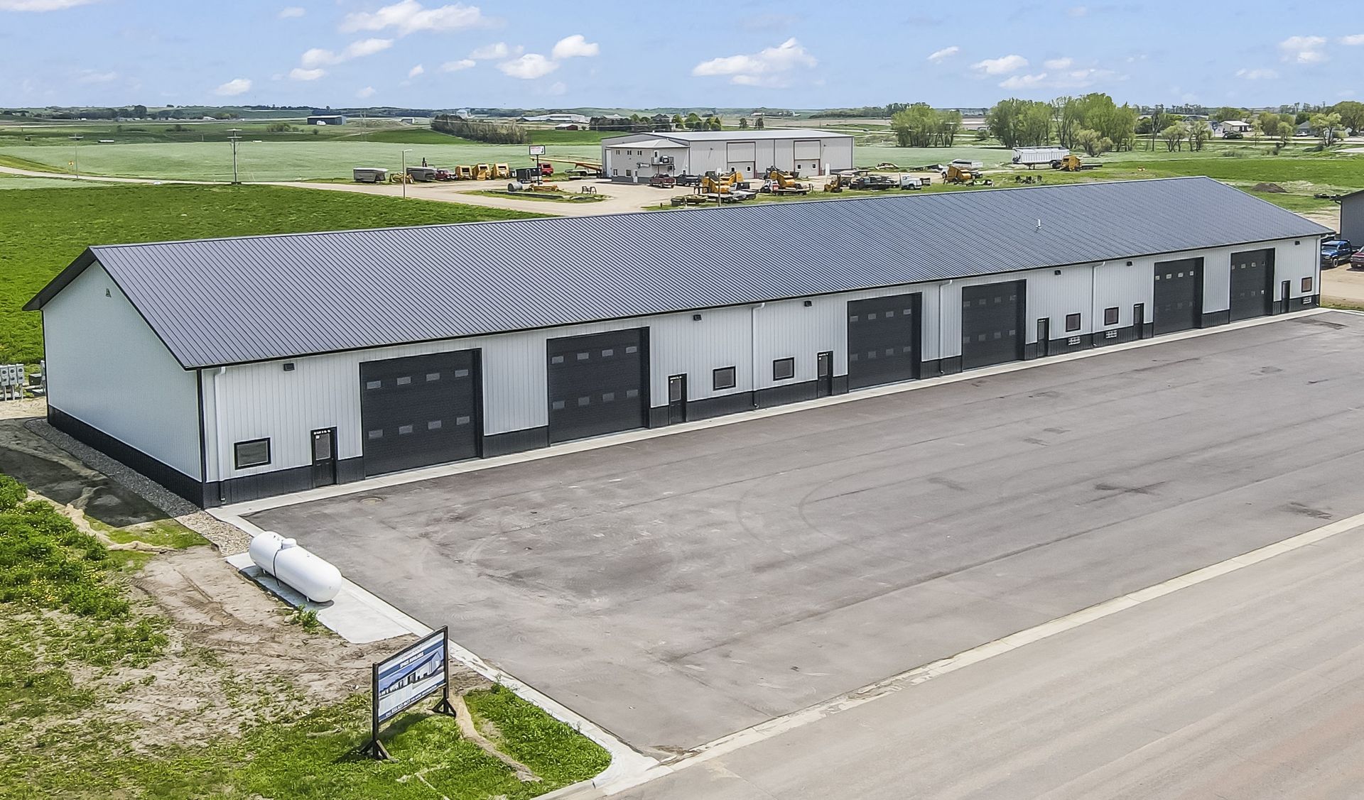 large storage space and contractor shops for lease