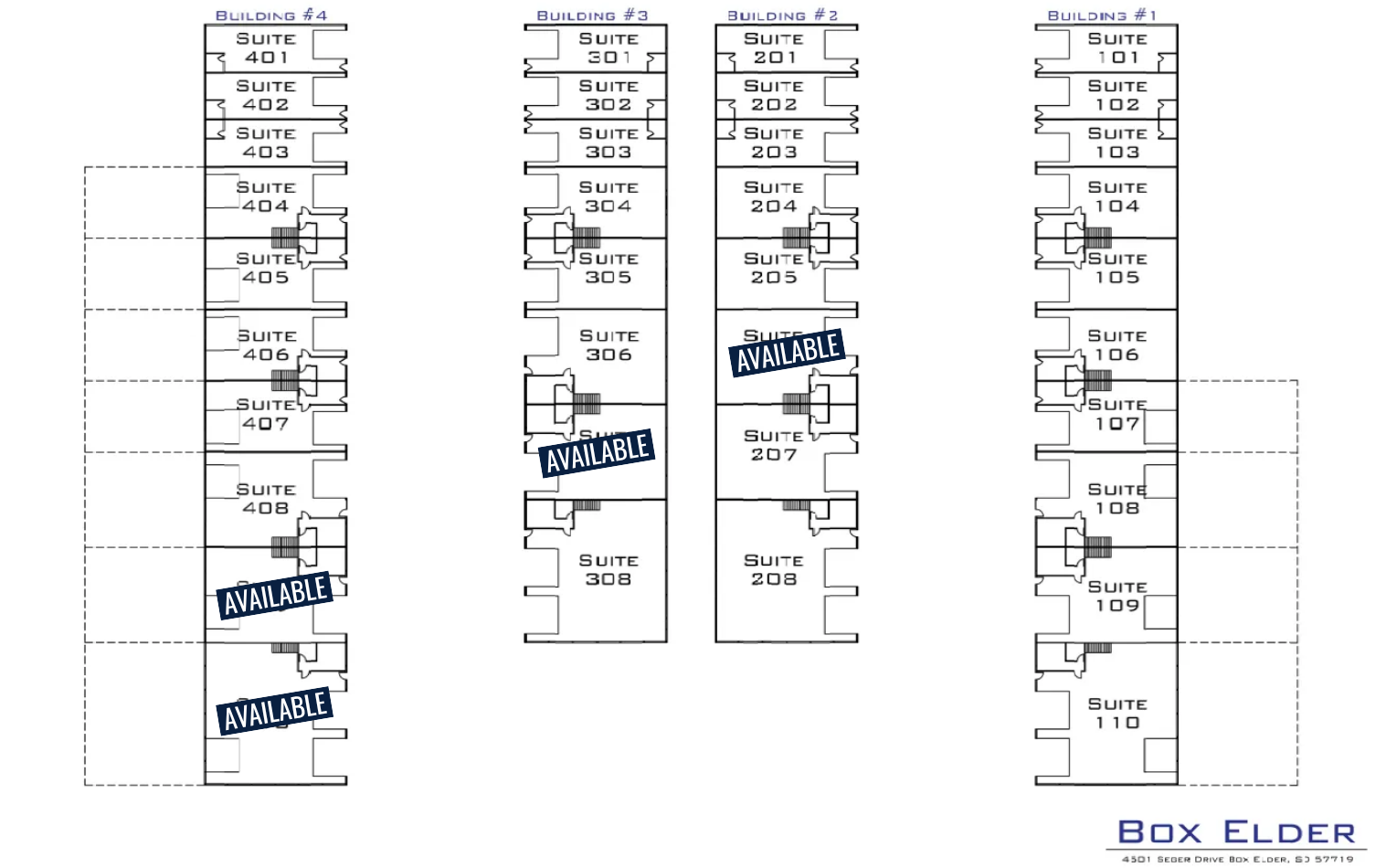 AllCity Suites floor plans in Box Elder SD