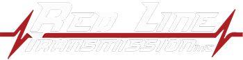 Ray Line Transmission logo in red and gray with stylized lightning bolts