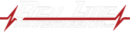 Ray Line Transmission logo in red and gray with stylized lightning bolts