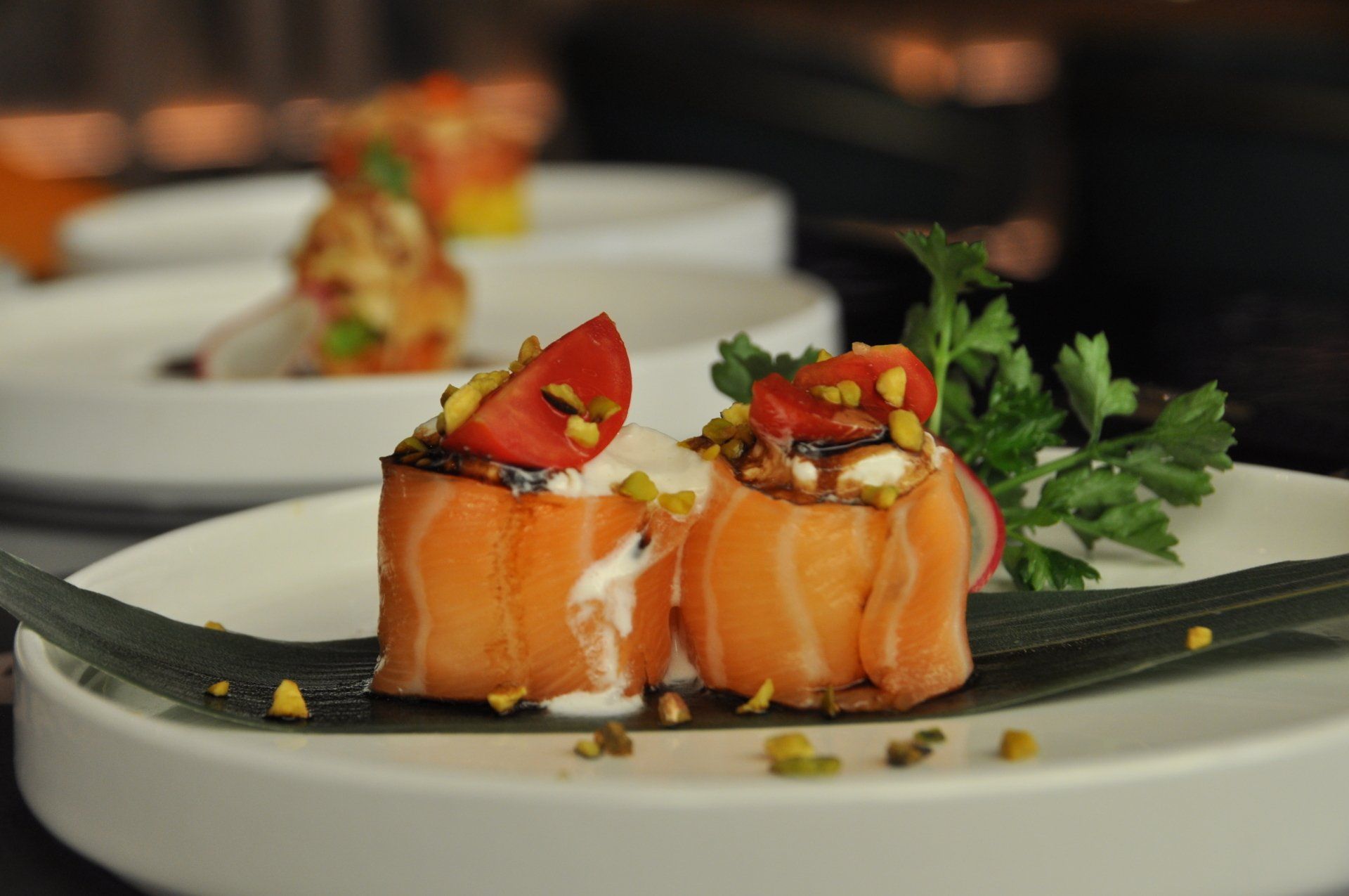 sushi salmone piatto