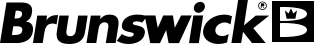 The word brunswick is written in black on a white background