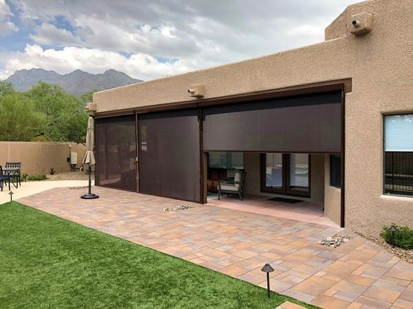 Exterior-Roll-Down-Privacy-Screen-Shades-Fountain-Hills-AZ