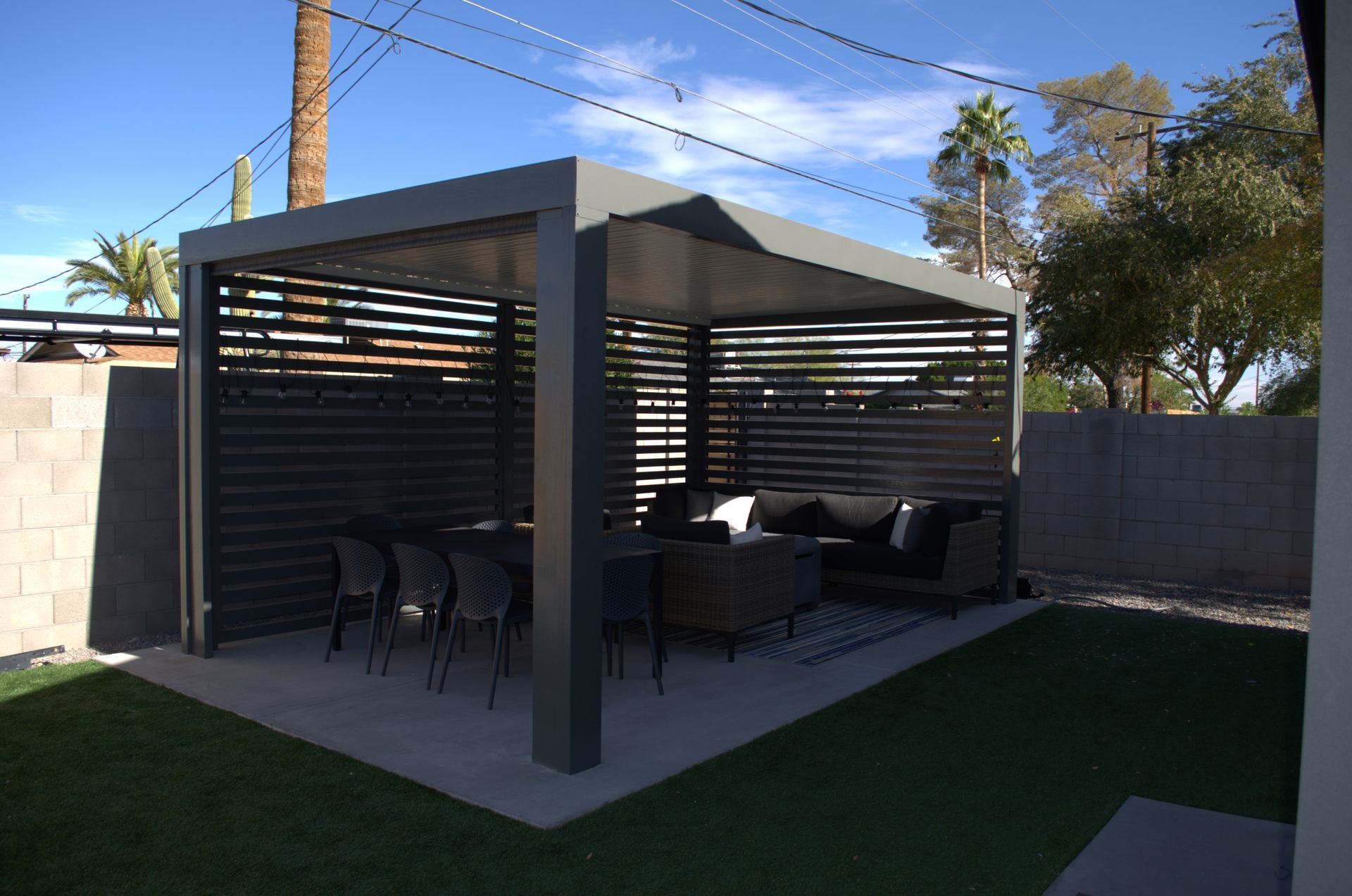 Custom-fitted patio enclosures by Southwest Patio, creating a sunroom oasis in Chandler.
