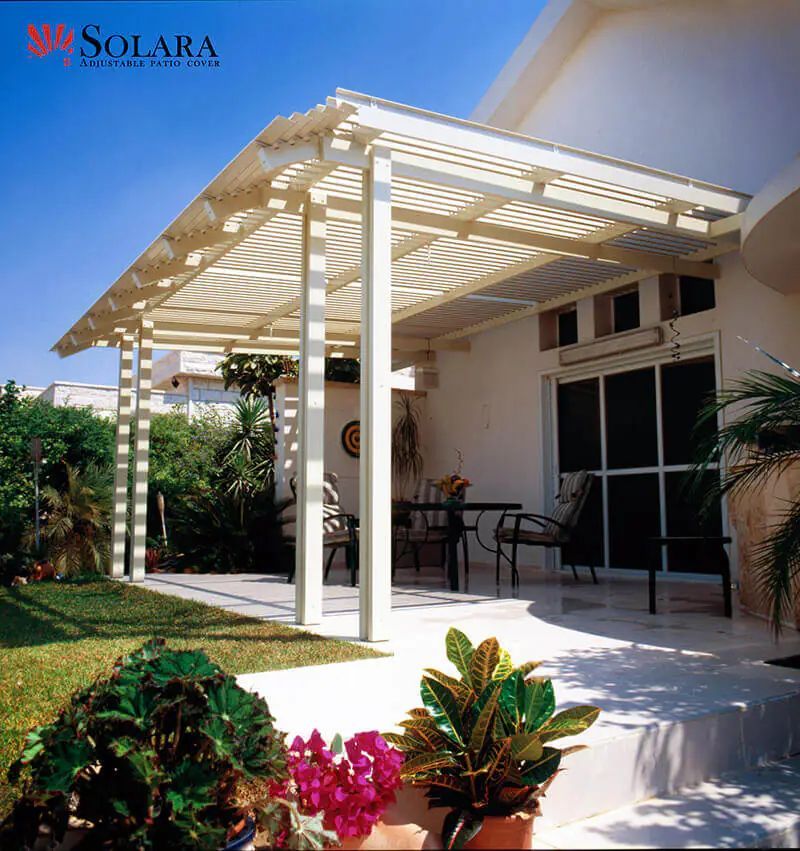 Dynamic Solara Adjustable Patio Cover, blending style and functionality for Phoenix living.