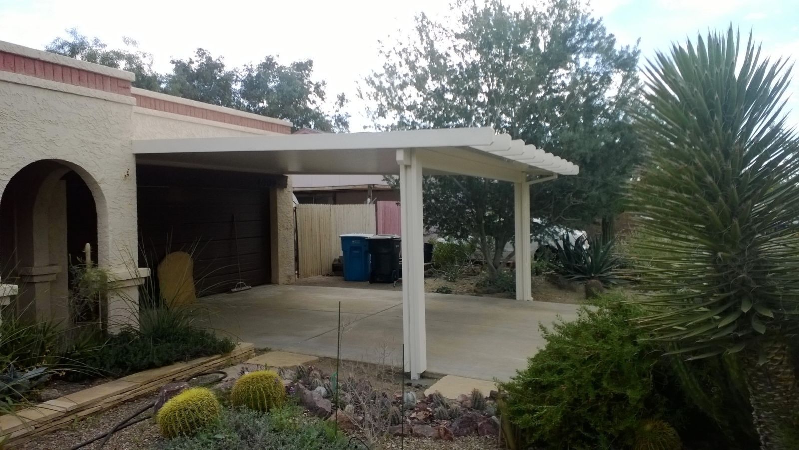 Anthem's community areas made more inviting with weather-resistant Flat Pan Patio Covers.