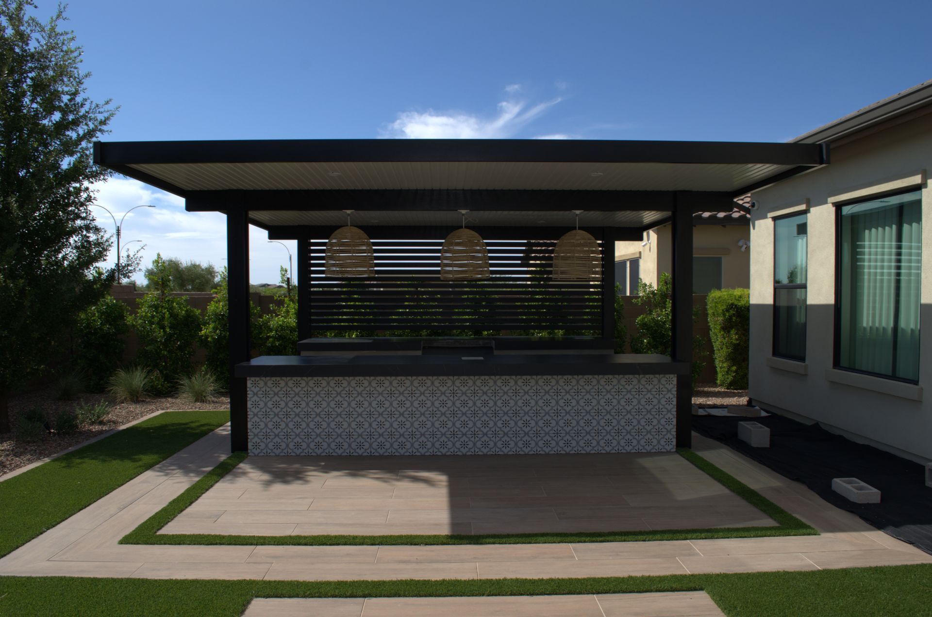 Maricopa residences enjoy enhanced outdoor living thanks to Southwest Patio's flat pan covers.