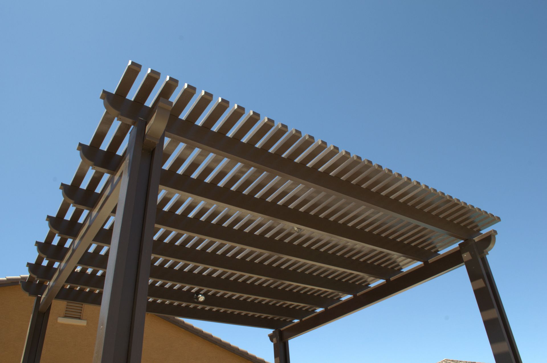 Alumawood patio covers by Southwest Patio, adding longevity and beauty to a Gilbert patio.