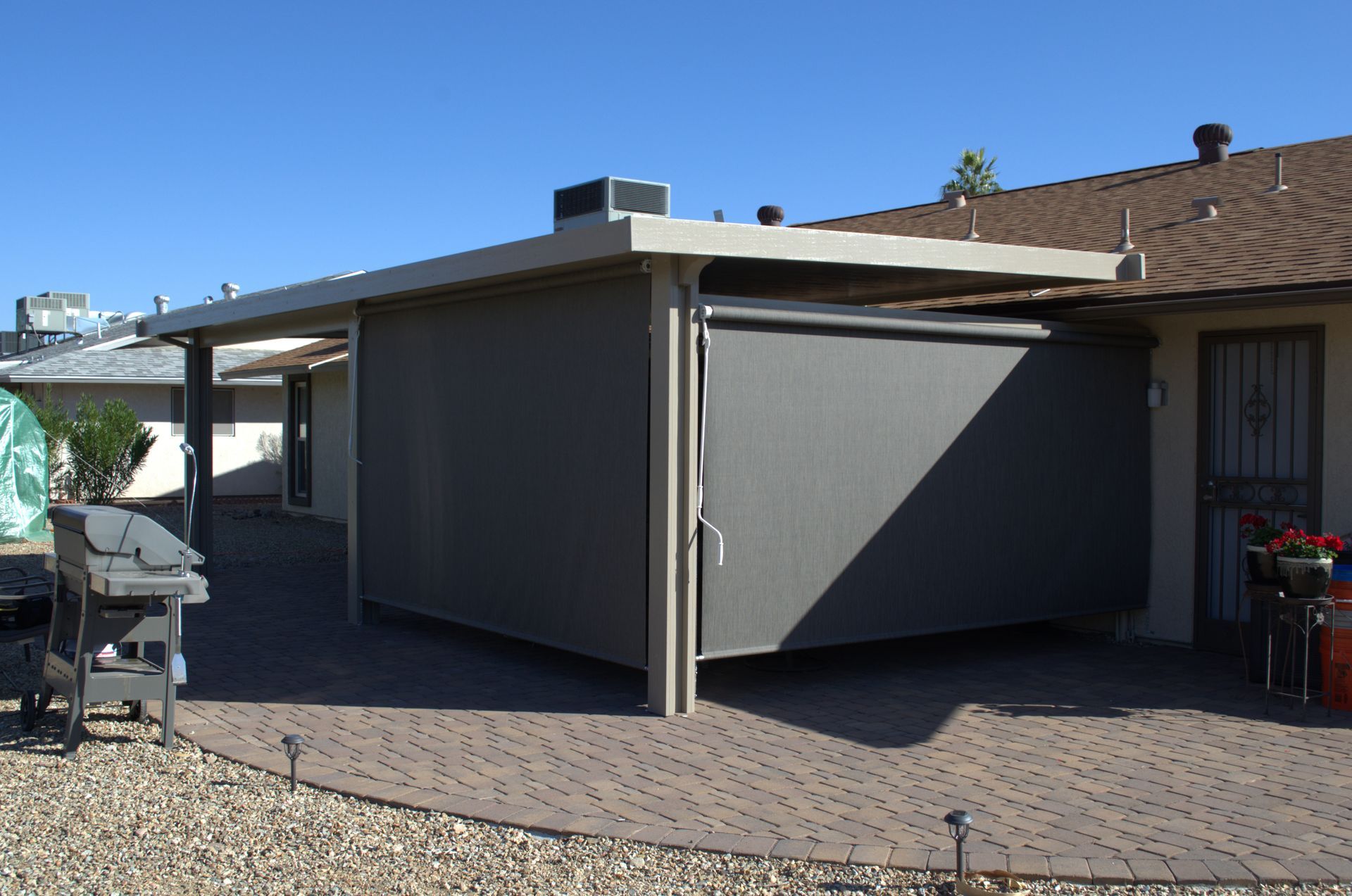 southwest-patio-cover-custom-installation-Attached-cover-chandler-az