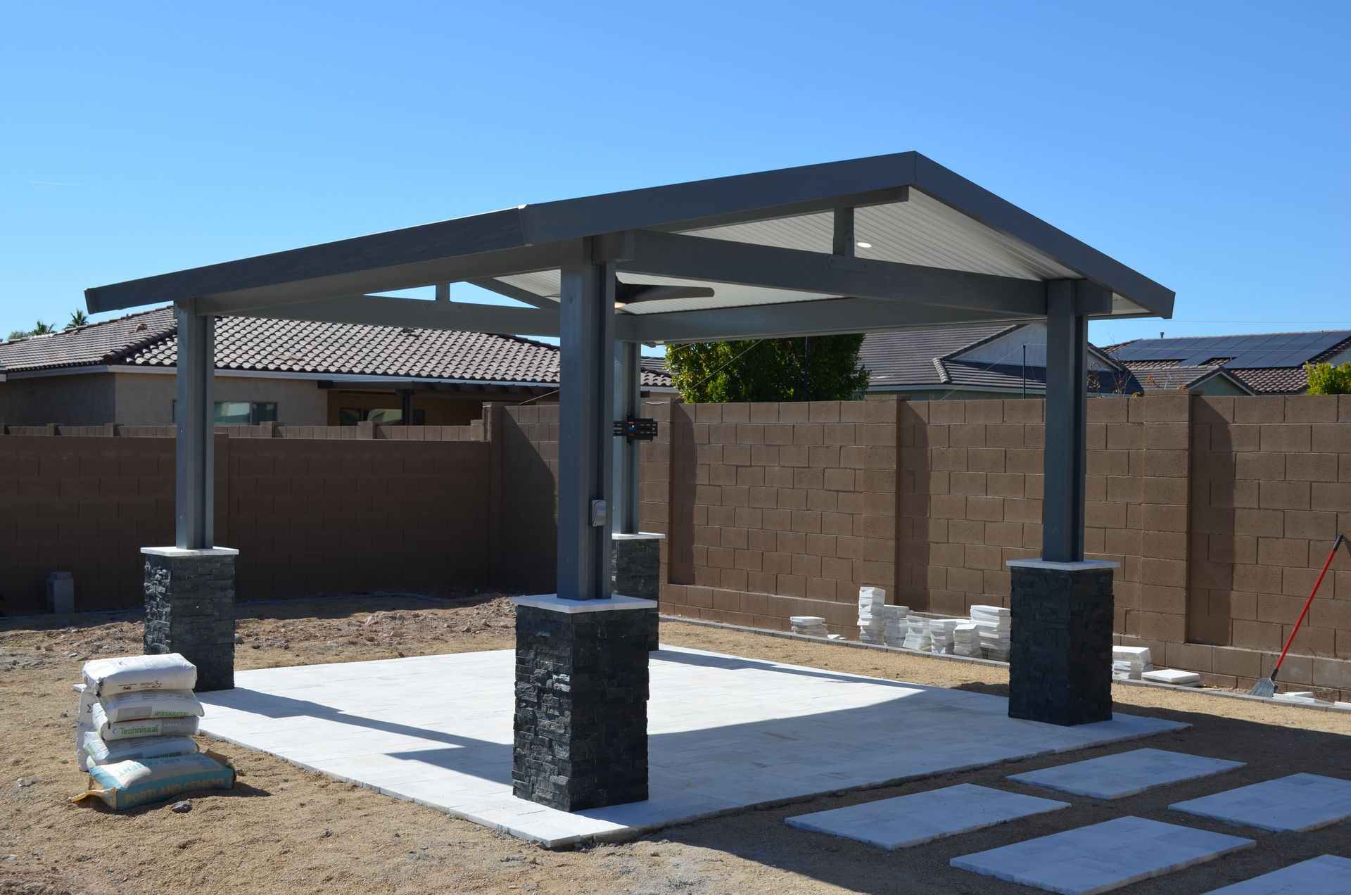 southwest-patio-cover-residential-awning-installation-Gabled-Flat-Pan-Litchfield-park-AZ