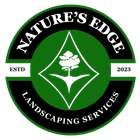 A logo for Nature's Edge Landscaping and Lawn care.