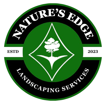 A logo for Nature's Edge Landscaping and Lawn care.