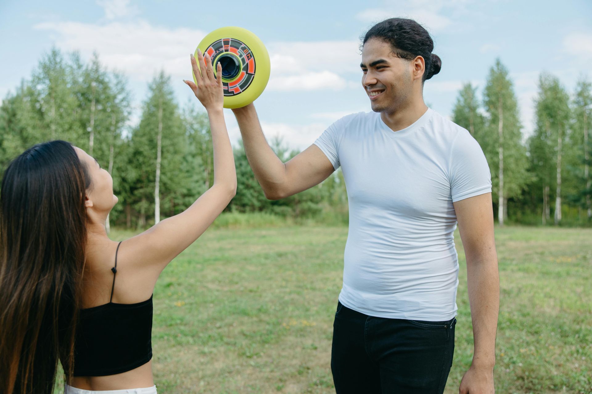 A Social Sports league is playing soccer on a field in Vermont.