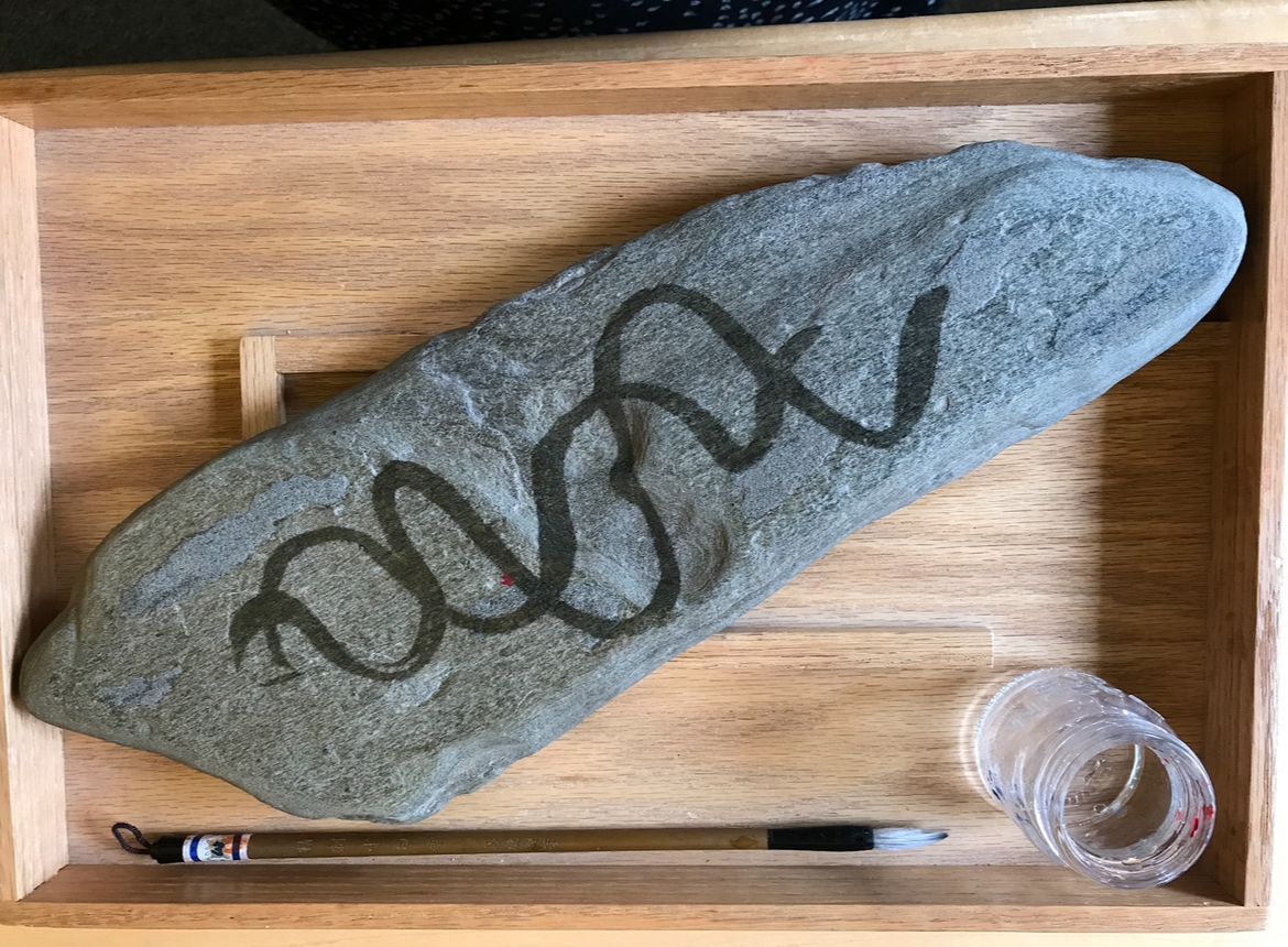 drawing in the stone activity
