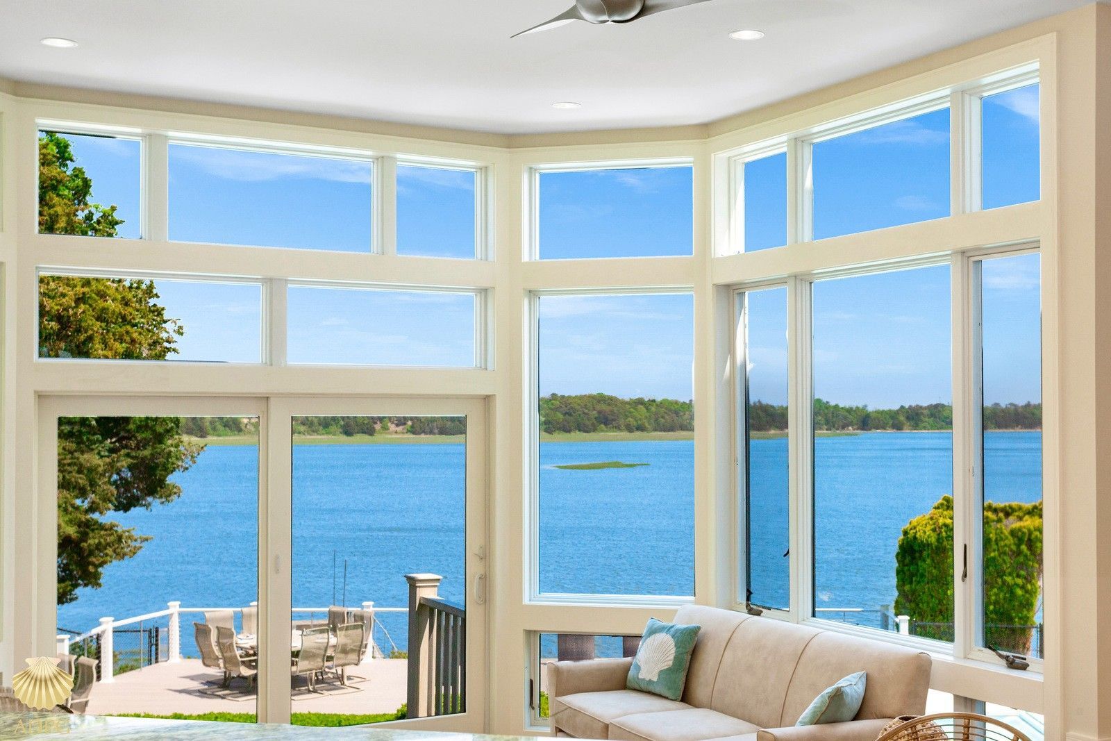 Panoramic View from Sunken Living Room