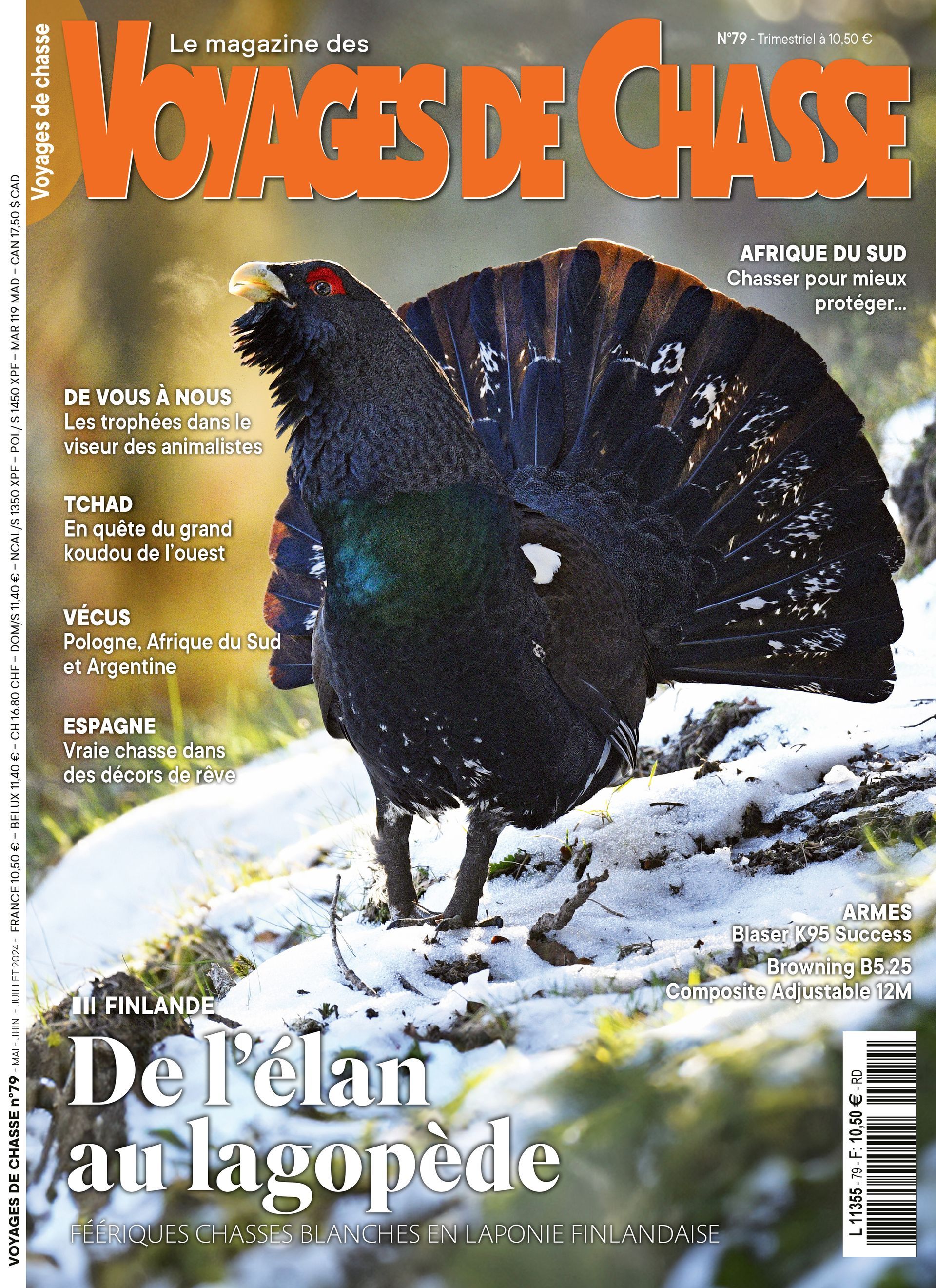 A magazine cover with a bird on it