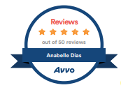 Avvo badge, 50 reviews