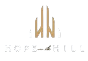 a logo for a company called hope on the hill .