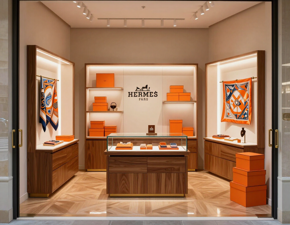 Hermès boutique interior