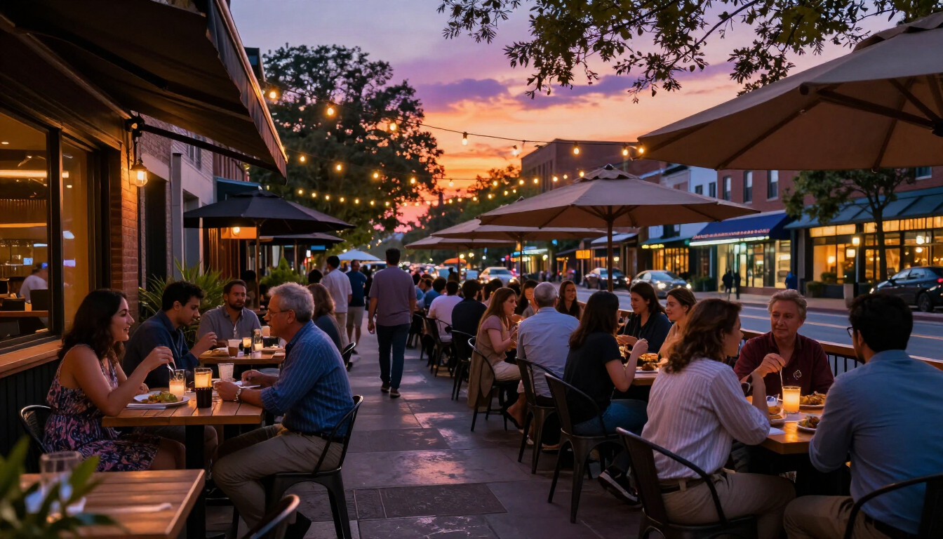 Buckhead Village dining and nightlife