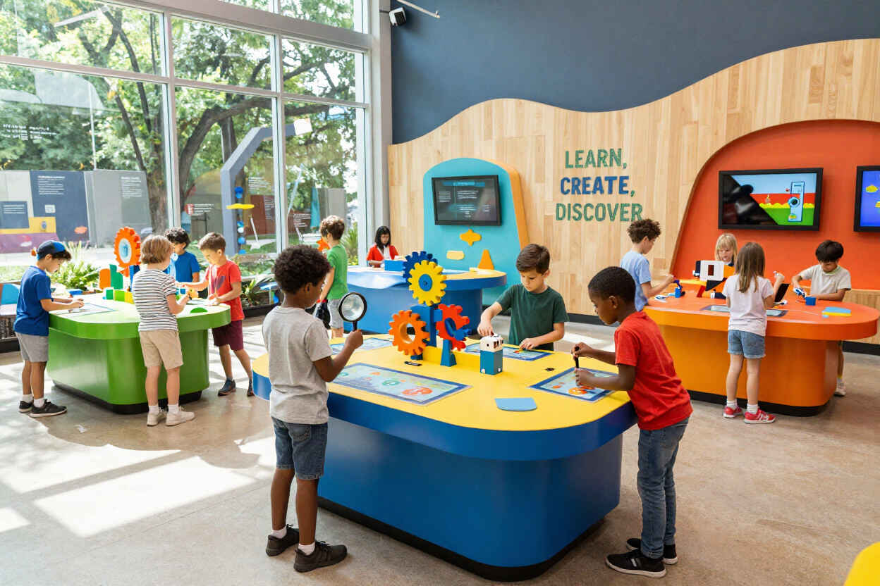 Children's Museum of Atlanta interactive exhibits