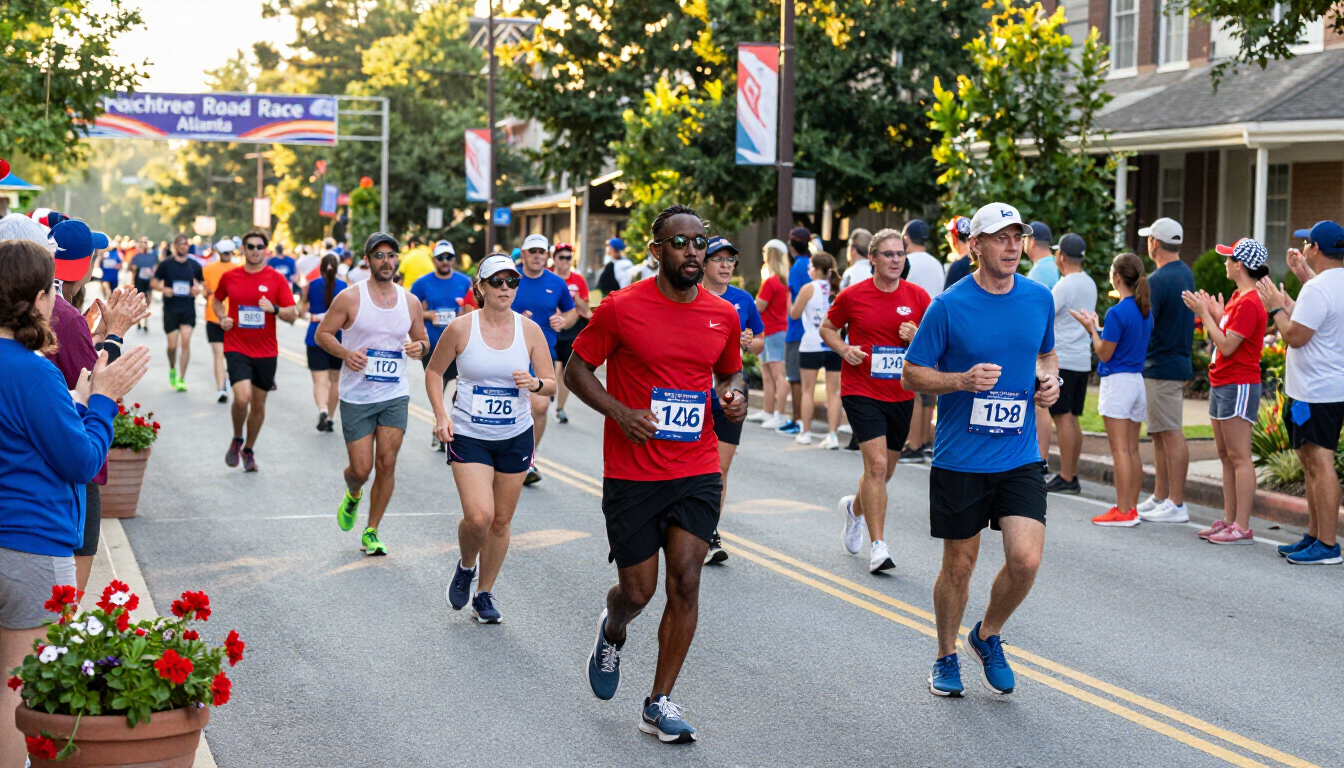Peachtree Road Race Buckhead Viewing