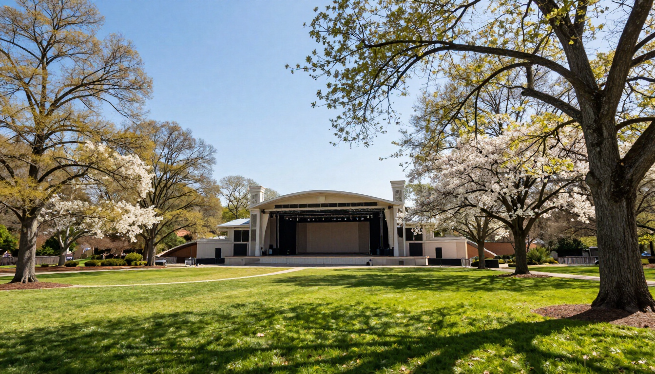 Chastain Park Amphitheater sunny afternoon