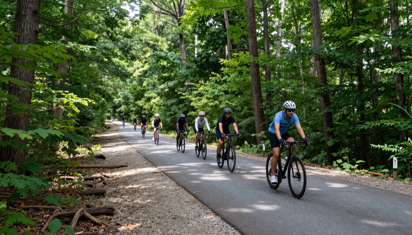 BeltLine trail through wooded Buckhead corridor
