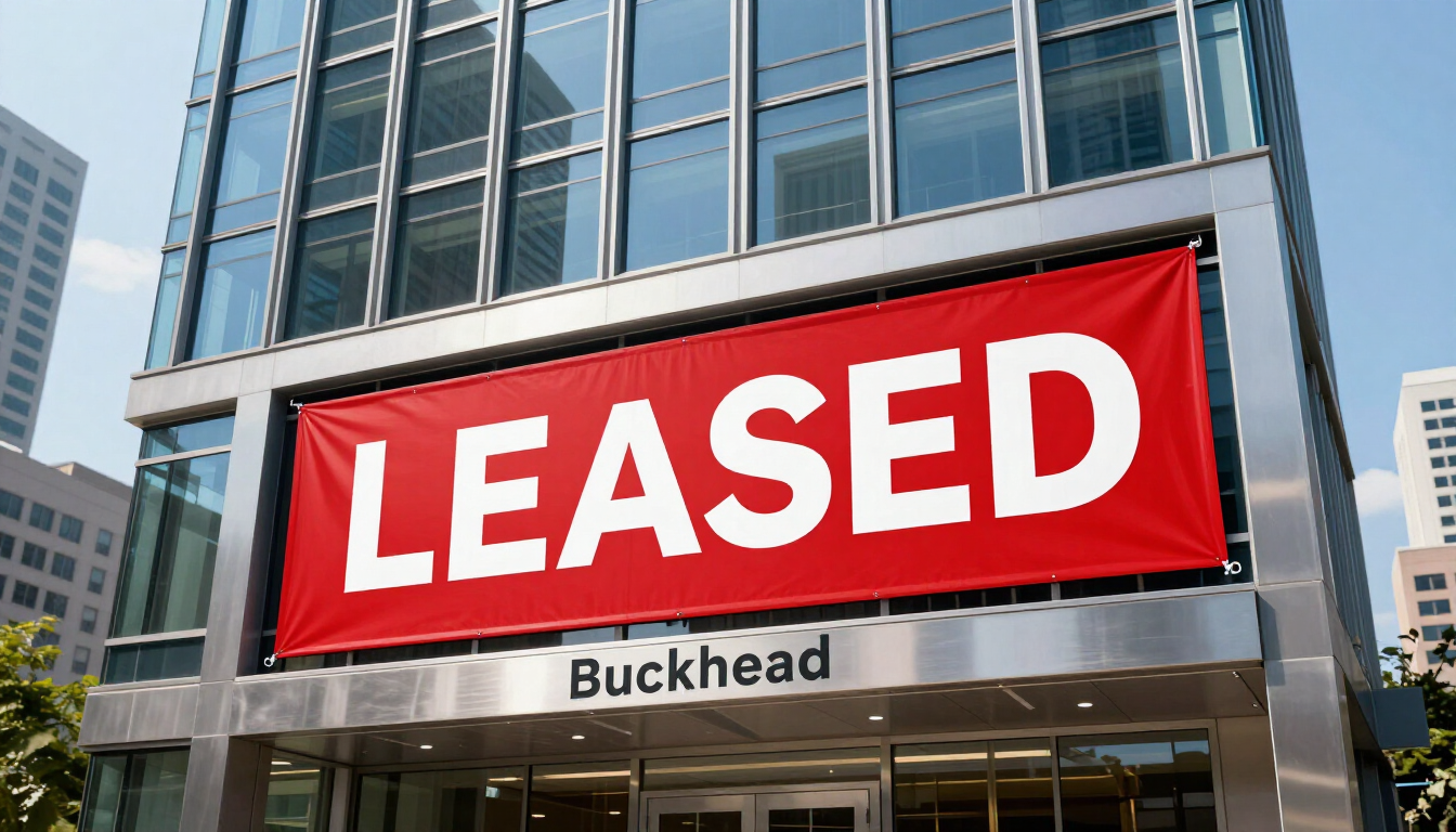 Buckhead office tower with leased signage