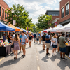 Outdoor festival in Buckhead Village