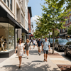 Peachtree Road street level view