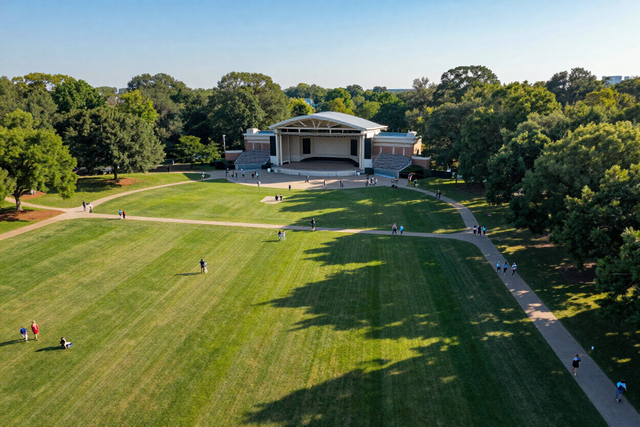 Chastain Park aerial view
