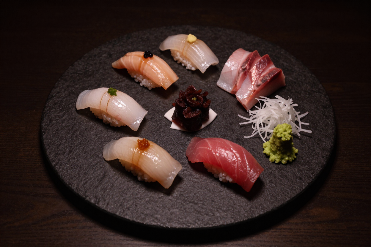 Nobu Atlanta omakase spread