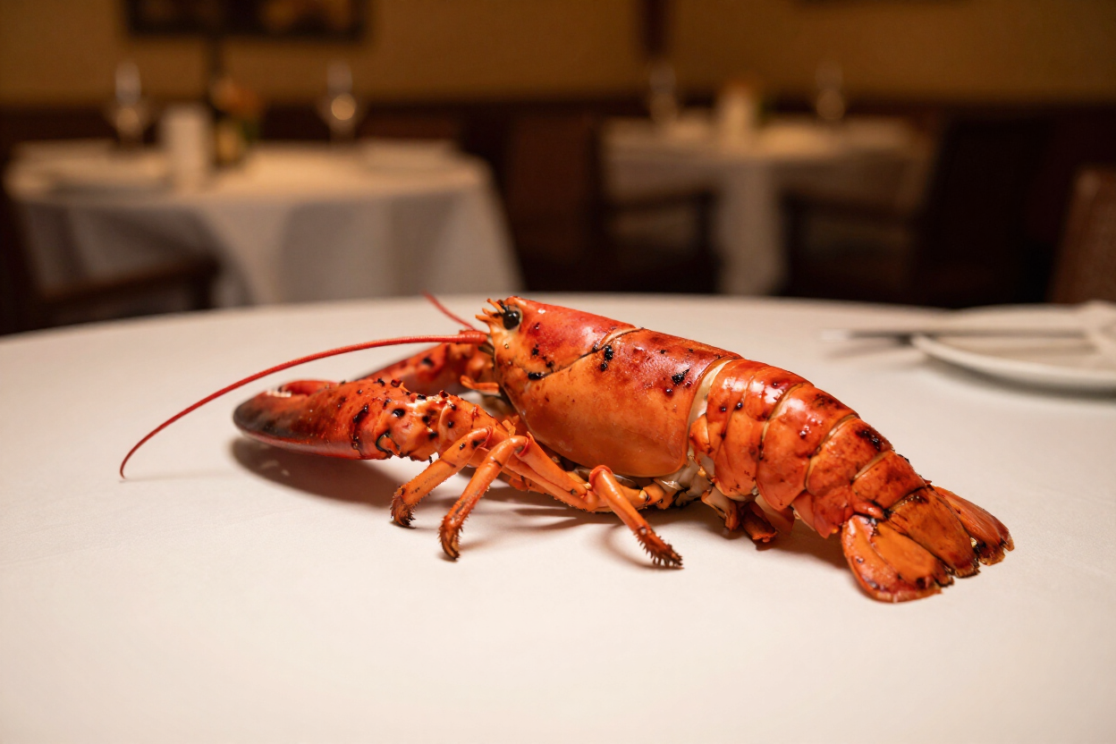 Chops Lobster Bar grilled Maine lobster