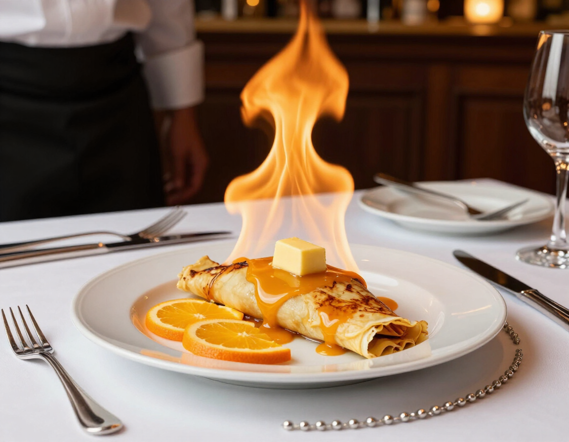 Bones tableside crepe suzette